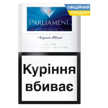 Блок сигарет Parliament Aqua Blue
