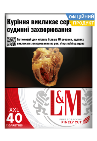 Блок сигарет L&M Red Label XXL 40