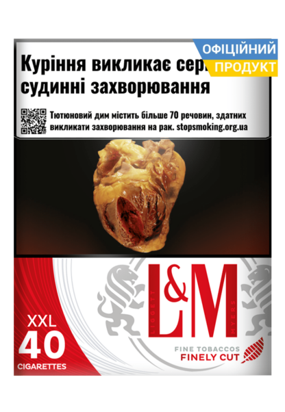 Блок сигарет L&M Red Label XXL 40